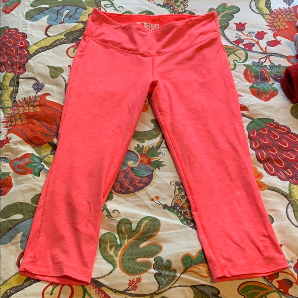 Pink new balance leggings. Work out. Super soft.